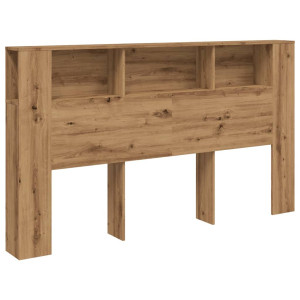 Cabecero armario madera roble artisian 180x18.5x102.5 cm H