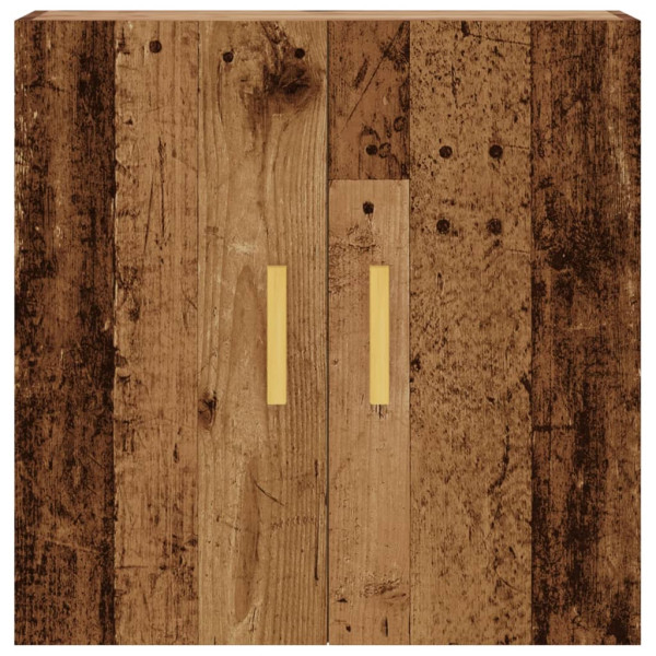 Armario pared madera ingeniería envejecida 60x31x60 cm M 4