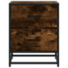 Mesa de cabeceira 40x31x50 cm deriv. madeira carvalho fumado 5