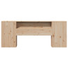 Cabecero de cama con almacenaje madera maciza de pino 180 cm 4