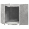 Mueble arenero de gatos madera gris hormigón 53x53x51 cm 2
