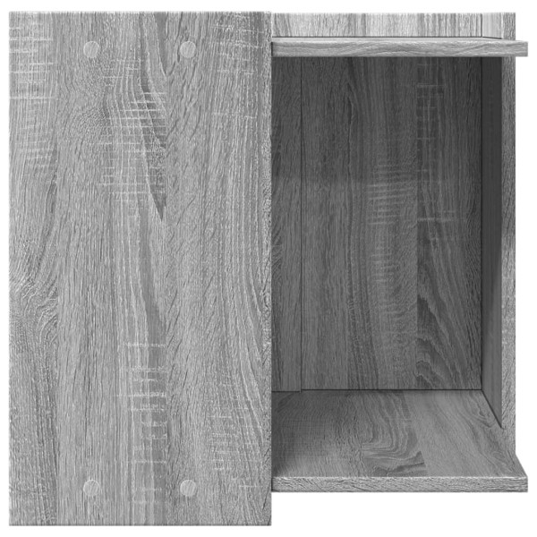 Mueble arenero para gatos madera gris Sonoma 53x53x51 cm M 5