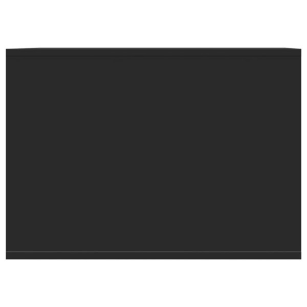 Mueble arenero para gatos madera ingeniería negro 47x59x42 cm M 5