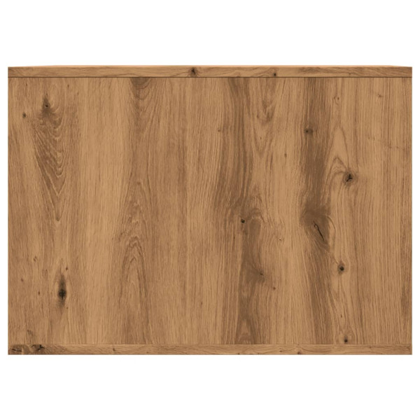 Mueble arenero para gatos madera roble artisian 47x59x42 cm M 5