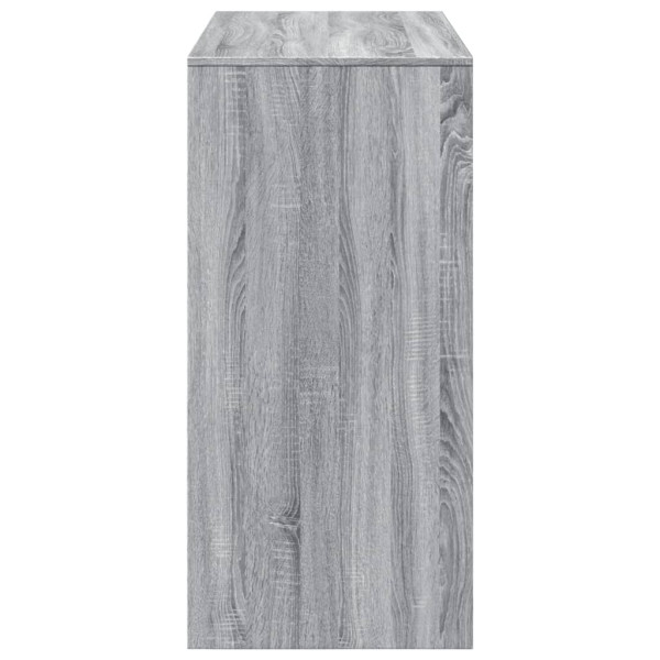 Mesa alta de bar madera ingeniería gris Sonoma 102x50x103.5 cm M 5