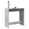 Mesa de bar 102x50x103.5 cm derivados madeira cinzento cimento 1