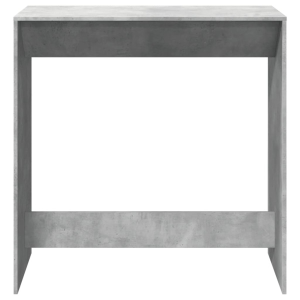 Mesa alta de bar madera ingeniería gris hormigón 102x50x103.5cm M 4