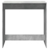 Mesa alta de bar madera ingeniería gris hormigón 102x50x103.5cm 4