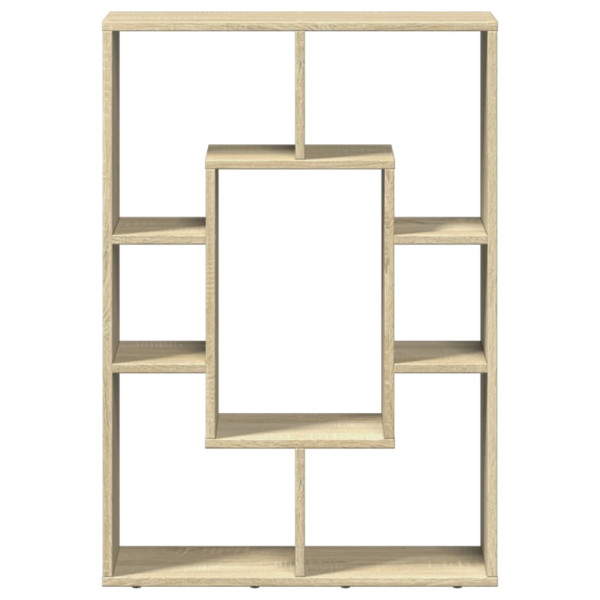 Estantería de madera de ingeniería roble Sonoma 63x20x90 cm M 5
