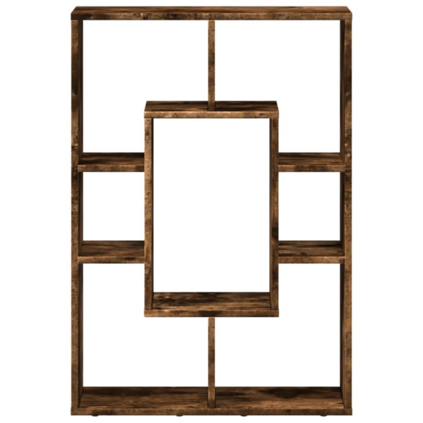 Estantería madera de ingeniería roble ahumado 63x20x90 cm M 5