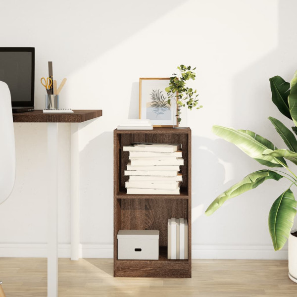 Estante 40x24x76 cm derivados de madeira carvalho castanho M 3