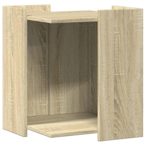 Mueble arenero para gatos madera roble Sonoma 42x42x51 cm H