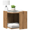 Mueble arenero para gatos madera roble artisian 53x53x51 cm 1