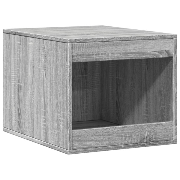 Mueble arenero para gatos madera gris Sonoma 47x59x42 cm M 2