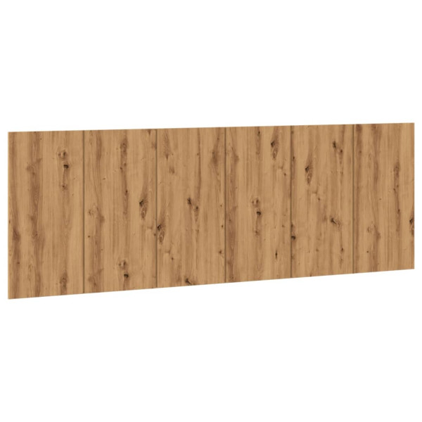 Cabecero de pared madera ingeniería roble artisian 240x1.5x80cm M 2