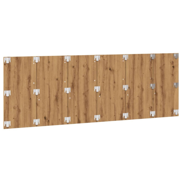 Cabecero de pared madera ingeniería roble artisian 240x1.5x80cm M 4