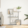 Librería divisora madera ingeniería gris Sonoma 92x29x112 cm 3