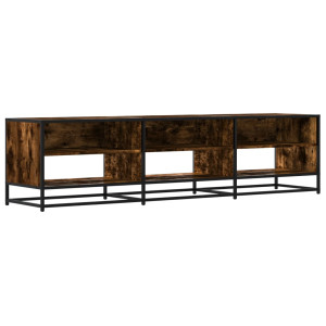 Mueble para TV madera de ingeniería roble ahumado 180x40x46 cm H