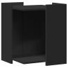 Mueble arenero para gatos madera ingeniería negro 42x42x51 cm 2