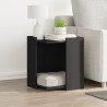 Mueble arenero para gatos madera ingeniería negro 42x42x51 cm 3