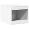 Mueble arenero para gatos madera ingeniería blanco 47x59x42 cm 2