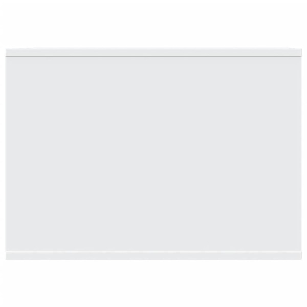 Mueble arenero para gatos madera ingeniería blanco 47x59x42 cm M 5