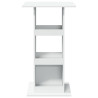 Mesa de bar c/ arrumação 60x60x102 cm derivados madeira branco 4