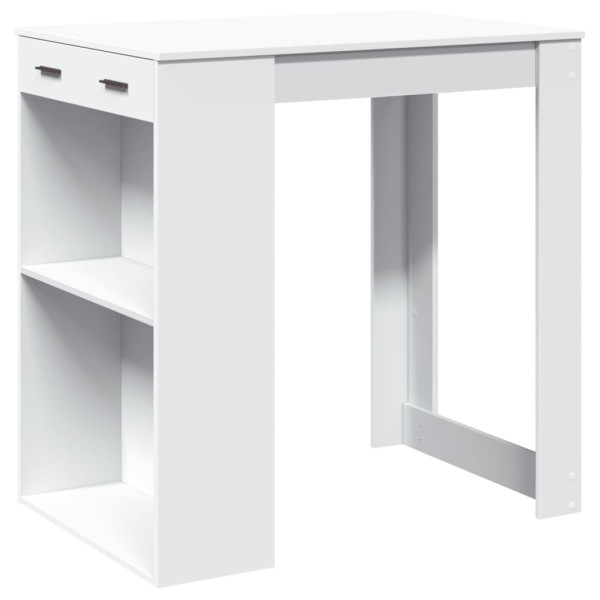 Mesa de bar 102x70x103.5 cm derivados de madeira branco M 2