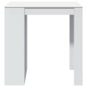 Mesa de bar 102x70x103.5 cm derivados de madeira branco 5