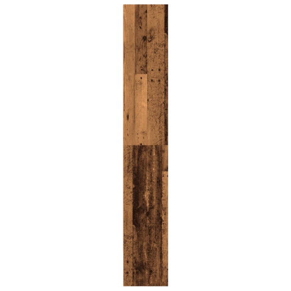 Estantería madera ingeniería madera envejecida 80x30x189 cm M 5