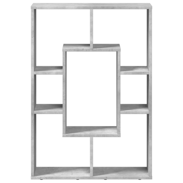 Estante 63x20x90 cm derivados de madeira cinzento cimento M 5