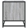 Mueble TV metal y madera ingeniería gris Sonoma 120.5x40x46 cm 5
