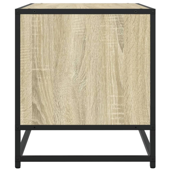 Mueble TV metal y madera ingeniería roble Sonoma 120.5x40x46 cm M 5
