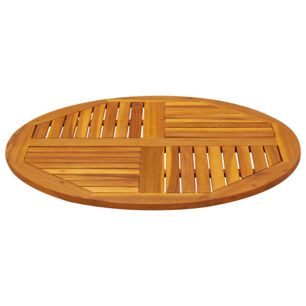 Tampo de mesa redondo Ø90x2.2 cm madeira de acácia maciça M 3