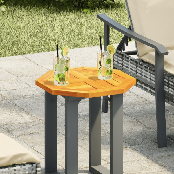 Tablero de mesa octogonal madera maciza de acacia 40x40x2 cm M 2