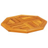 Tablero de mesa octogonal madera maciza de acacia 40x40x2 cm 4