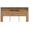 Cabecero armario madera roble artisian 200x19x103.5 cm 4
