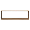 Estantes cubo de pared 4 uds madera roble artisan 100x15x30 cm 5