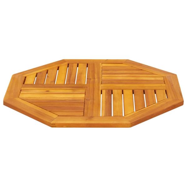 Tablero de mesa octogonal madera maciza de acacia 70x70x2 cm M 3