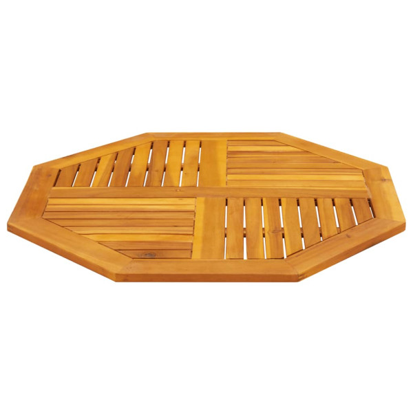 Tampo de mesa octogonal 90x90x2.2 cm madeira de acácia maciça M 5