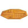 Tablero de mesa octogonal madera maciza de acacia 90x90x2.2 cm 5