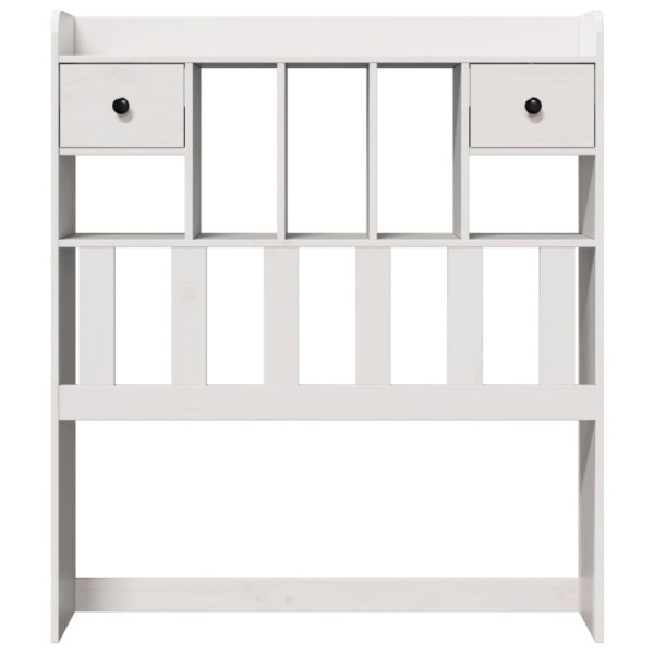 Cabecero de cama almacenaje madera maciza pino blanco 90 cm M 3