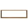 Estantes cubo de pared 2 uds madera roble artisan 100x15x30 cm 5