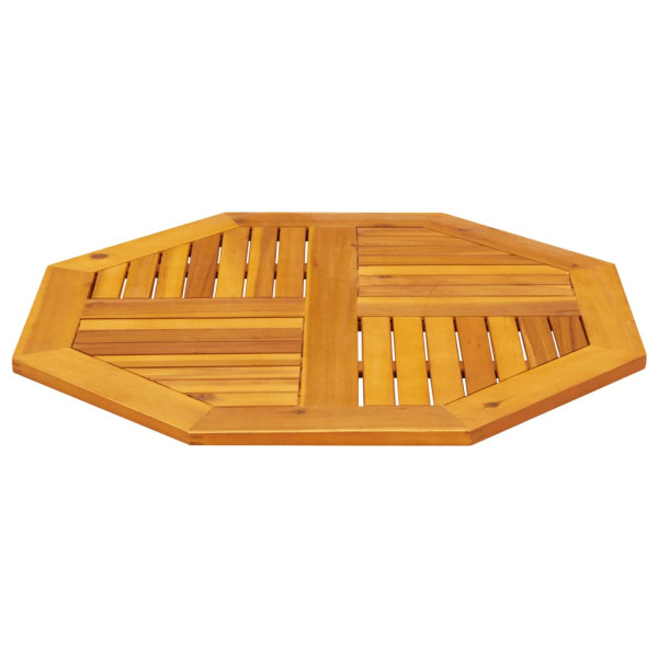 Tablero de mesa octogonal madera maciza de acacia 80x80x2.2 cm M 3