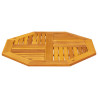 Tablero de mesa octogonal madera maciza de acacia 80x80x2.2 cm 3