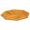 Tablero de mesa octogonal madera maciza de acacia 80x80x2.2 cm 4