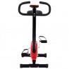 Bicicleta estática com resistência por cinta vermelho 4
