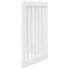 Puerta para perros plegable 3 paneles madera álamo blanca 150cm 5