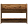 Zapatero de pared madera de ingeniería envejecida 80x18x60 cm 4