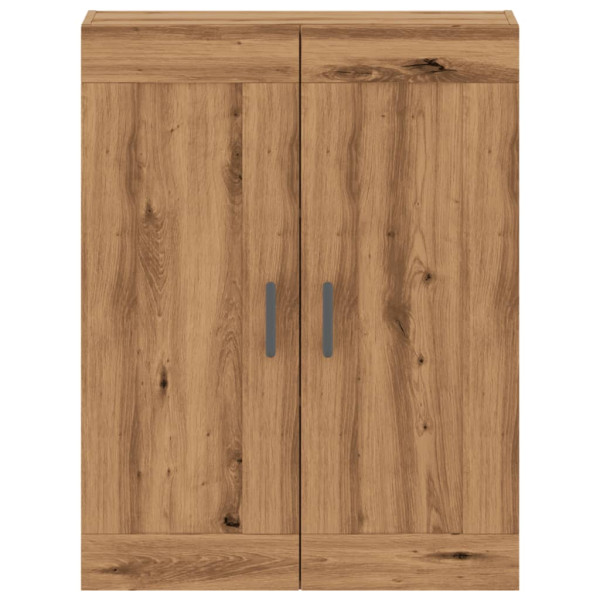 Armario de pared madera ingeniería roble artisan 69.5x34x90 cm M 4